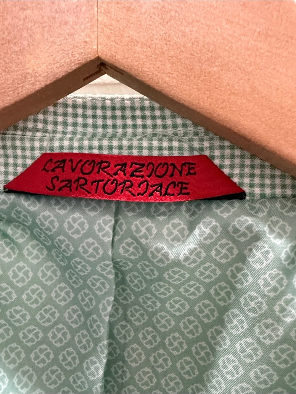 Zanetti Tailored Mint Green Textured Blazer - Lightweight Single-Breasted